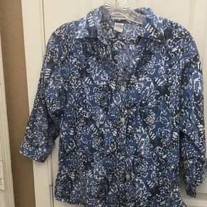 FINAL MARKDOWN Rebecca Malone blouse medium